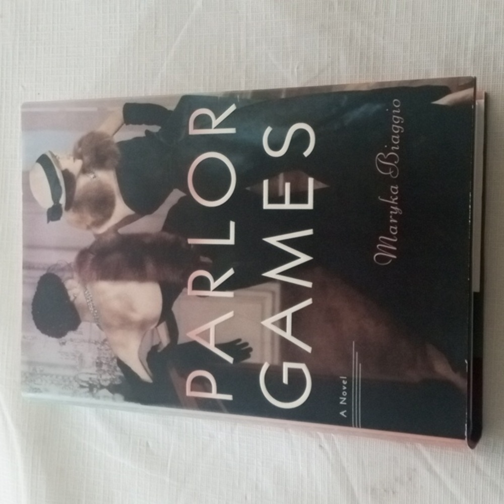 Parlor Games  by Mary Biaggio First Edition Hard Cover Book Novel